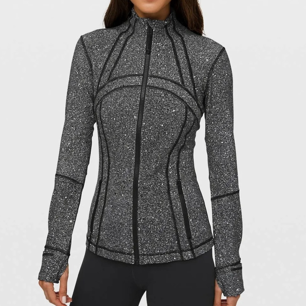LULULEMON Define Jacket Luminesce Splatter White Black